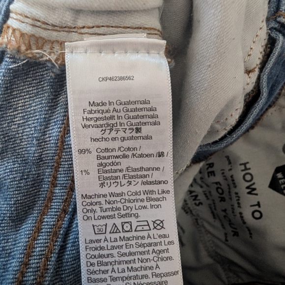 Madewell Curvy Perfect Vintage Straight Jean Size 25 NWT Hourglass Fit - Picture 11 of 14